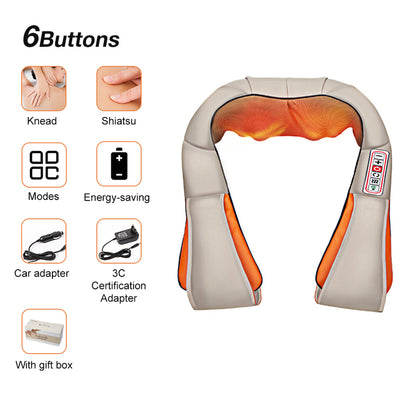U Shaped Electrical Shiatsu Back Neck Shoulder Massager